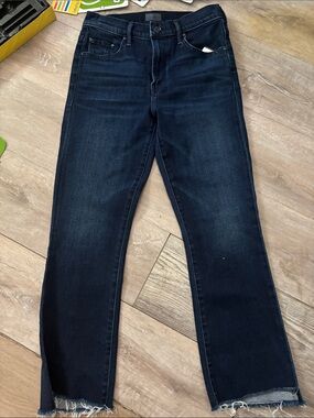 Mother Jean Size 28 The Inside Crop Step Fray Movin' On Up